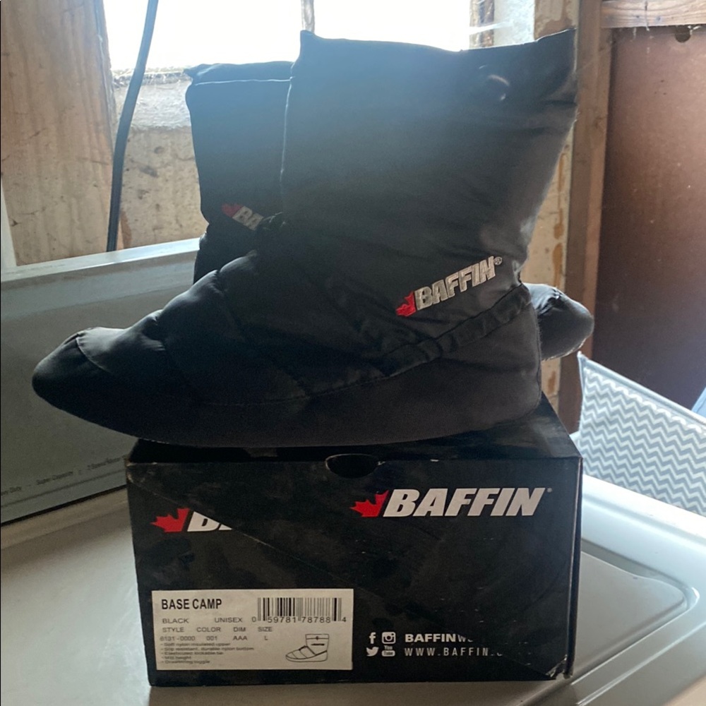 Baffin Black Base Camp Booties
